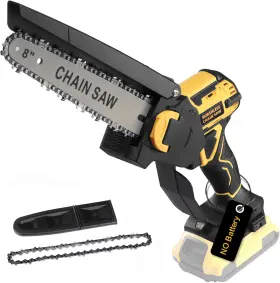 3d Vo Inn 313048431478 Chainsaw For Dewalt 20v Max Battery 8-inch Brushless Cordless Pruning