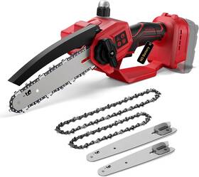 3d Vo Inn 744110050479 Mini Chainsaw For Milwaukee 18v Battery Auto-oiler 8-inch And 6-inch 2-in-1 Br