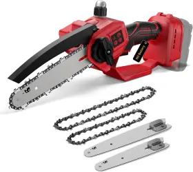 3d Vo Inn 744110050479 Mini Chainsaw For Milwaukee 18v Battery Auto-oiler 8-inch And 6-inch 2-in-1 Br