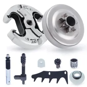 Adefol 712804544375 .325 Inch 7t Chainsaw Clutch Drum Kit Replacement Parts With Oil Pump Wor