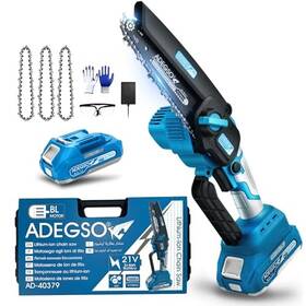 Adegso Ad-40379 Mini Chainsaw Cordless 6 Inch Portable Electric 1x Battery