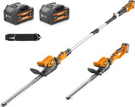 Alloyman 2in1-sjg-llj-0909 20v 2-in-1 Cordless Pole And Handheld Hedge Trimmer Electric Trimme