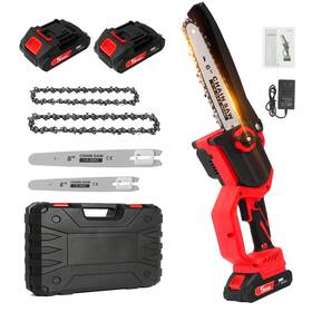 Also Go 895274105003 Mini Chainsaw Cordless 8 Inch And 6 Electric Battery Powered With 2x2.0a