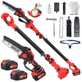 Anttctig 69e40b8bb5b21094af055a7b Upgraded 2 In 1 Cordless Pole Saw And 8 Inch Mini Chainsaw Battery Powered Tree