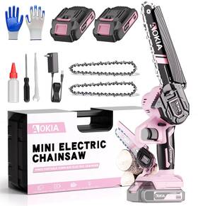 Aokia 198715877717 Cordless Mini Chainsaw 21v 6in Electric Handheld And Portable Power Ch