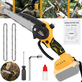 Autojare Mr-ldj-dw8c New 8in Mini Cordless Chainsaw Electric One-hand Saw Wood Cutter For Dewalt 20v