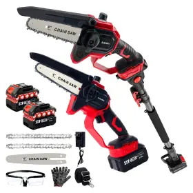 Gzj-6 Autubin Electric Pole Saw For Tree Trimming 6ftft Extendable Cordless 2-in 1