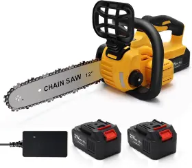 Avitomo 313026659658 Chainsaw Cordless 12 Inch Electric Chain Saw Handheld Brushless Chainsaws With