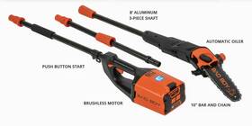 Bad Boy 088-7580-00 E-series 80v 10 Inch Pole Saw. Tool Only 4 Yr Warranty