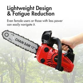 Baokale 653998426941 12 Top Handle Gas Chainsaw 2-stroke 25.4cc Portable Chain Saws For Wood Cutting