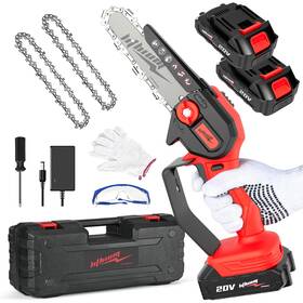 Beedeck 763967741675 Mini Chainsaw Cordless 6 Inch Portable -hand Handheld Small Chain