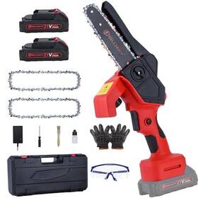 Bilijamy Dj001 Mini Chainsaw Cordless 6 Inch Handheld Chain Saw Brushless Portable