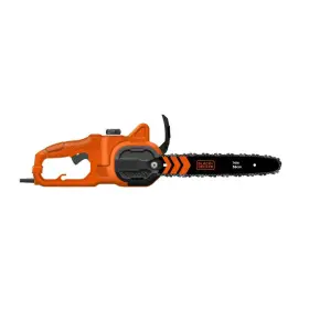 Black Decker 313087324373 14 Inch 8 Amp Corded Electric Rear Handle Chainsaw With Automatic Oiler