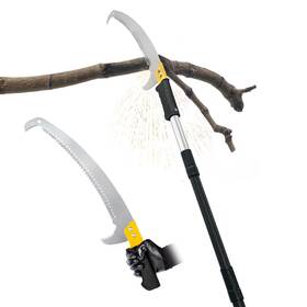 Blumetrec Pos-001-06 8.5ft Pole Saw With Adjustable Length For Tree Trimming Lightweight Manual