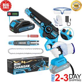 Branded 53002 Mini Chainsaw 6 Inch Cordless Wood Ranger With 21v 2.0ah Battery