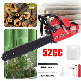 Catinbow 077400443201 52cc Petrol Chainsaw 20 Inch Heavy Duty 2 Stroke Engine Wood Saw Chain Cutter Catinbow 077400443201 52cc Petrol Chainsaw 20 Inch Heavy Duty 2 Stroke Engine Wood Saw Chain Cutter
