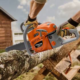 Cncest 5800 58cc 2.4kw Power Chain Saw 20 Inch Handheld Cordless Gasoline Chainsaw With Tool