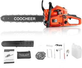 Coocheer 975465484235 62cc Gas Powered Chain Saws 20inch 3.5hp 2-stroke Gasoline Saw With Fo