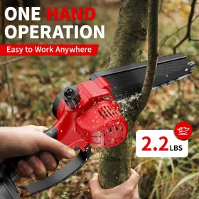 Fcs103-005a Corp Mini Chainsaw Cordless 6 Inch Electric Chain Saw With 2 2.0ah Batteries Small