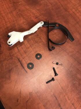 Craftsman 172.341201 Used Oem Linkage And Belt Spring 18 Inch Electric Corded Chainsaw 172.41201