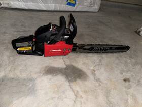 Craftsman 2651 20-inch Gas Chainsaw Red Black Anti-vibration Handle Model 8f2651
