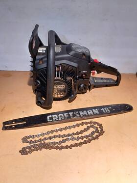 Craftsman 316.350840 55cc Incredi-pull Chainsaw 18 Inch Bar And Case - Repair/parts