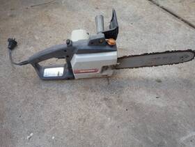 Craftsman 358.34021 12 Inch Electric Chainsaw From Sears Very Powerful For Size #358.34021
