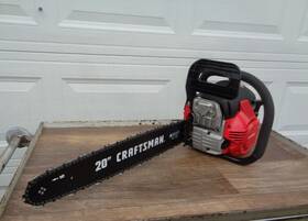 Craftsman Cmxgsmy462s 46cc Chainsaw With 20 Inch Bar And Chain