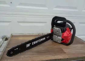 Cmxgsmy462s Craftsman 46cc Chainsaw With 20 Inch Bar And Chain