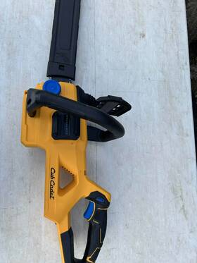 Cub Cadet Ccs6020 60v Brushless Battery Chainsaw Yellow/black
