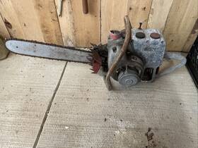 David Bradley 60023 Vintage Chainsaw 917 50013 Three Sixty Parts Or Repair Gear Driven