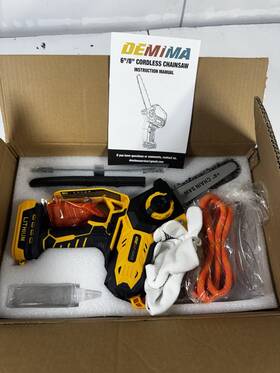 Demima 445005312360 Mini Chainsaw For Dewalt 20v Battery 8 And 6 Inch 2 In 1 Brushless Motor Read