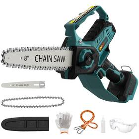 Demima 711663801599 Mini Chainsaw For Makita 18v Battery 8-inch And 6-inch 2-in-1 Cordless Elect