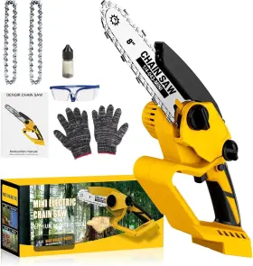 A2-0041 Denqir Cordless Mini Chainsaw For Dewalt 20v Max Battery Powered No 8 Inc