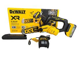 Dewalt 198706057500 Pruning Chainsaw Kit 20v Max 8 Inch Brushless Cordless 5ah Powerstack