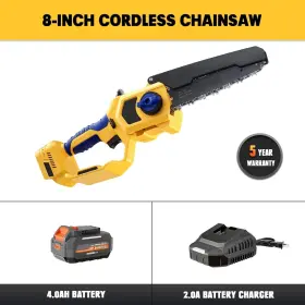 Dewalt 445053386375 Cordless 8in Chainsaw Compatible With 20v Max Battery Electric Portable