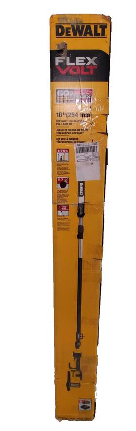 Dewalt 885911962179 Flexvolt 60v Max Telescoping Pole Saw Kit 10inch Blade Battery And Charge