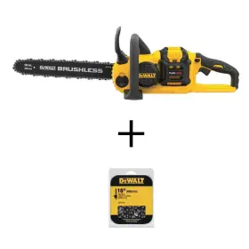 Dccs670x1wt616t Dewalt Chainsaw Kit 16 Inch 60v Max Li-ion Brushless With Chain Battery Charger
