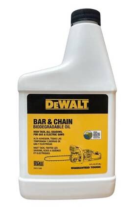 Dynamic Green Products Inc 313109920934 Dewalt Biodegradable Chainsaw Oil High Performance Non Toxic Professional Lub