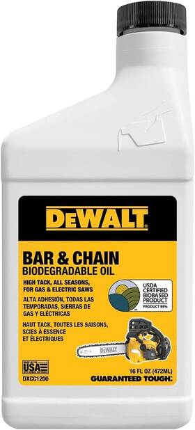 Dynamic Green Products Inc 857454006900 Dewalt Biodegradable Chainsaw Oil High Performance Non Toxic Professional L