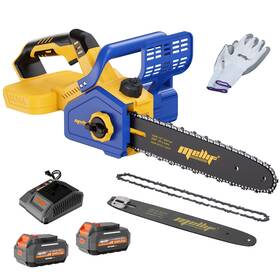 Eastyle Mfcs801 Cordless 40v 14in And 12in Chainsaw Compatible With Dewalt 20v Max Battery Elec