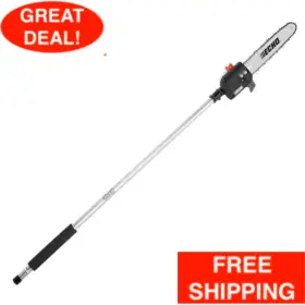 100675483 Echo 8 Ft. Power Pruner Pole Saw Attachment With 10 Inch Bar And Chain For Pro Attach
