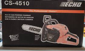 Echo Cs-4510-18 Commercial Gas Chain Saw With 18 Inch Bar 45.0cc Cs4510-18 New Open Box