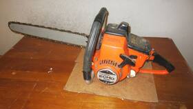 Echo Cs-60s Vintage 60s 60cc Muscle Saw With 20 Inch Bar And Chain Runs Great