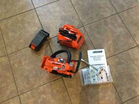 Echo Dcs-250t 12 Inch Battery Powered Top Handle Chainsaw 56v