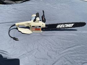 Echo Ecs-3000 Vintage 16 Inch Electric Chainsaw 115vac 11.5 Amp 3.25 Peak Hp
