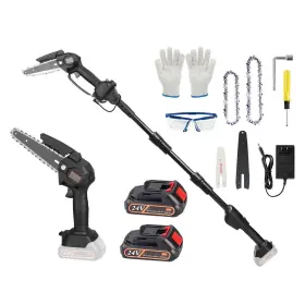 19981983 Eggrack 2-in-1 Cordless Pole Saw And Mini Chainsaw Electric Length Adjustabl