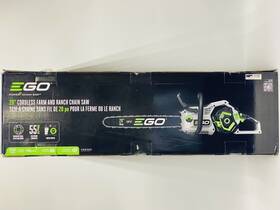 Ego Cs2005 New 20 Inch Cordless Chain Saw With Digital Display 6ah Batte Ud3035052