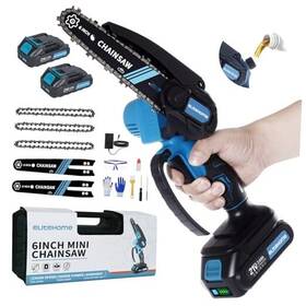 Elitehome Eh005 Mini Chainsaw Cordless 6 Inch Small Hand Held Chain 6inch Auto-oiling