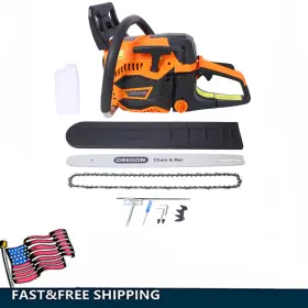 Etsg 699920043312 Gas Powered Chainsaw 62cc 2-stroke 20 Inch Handheld Cordless Petrol Chain Saw
